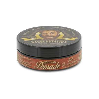 Barberstation Pomade - premium styling product for strong hold and natural finish - ideal for the modern man's hair care routine.